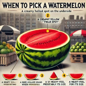when to pick a watermelon