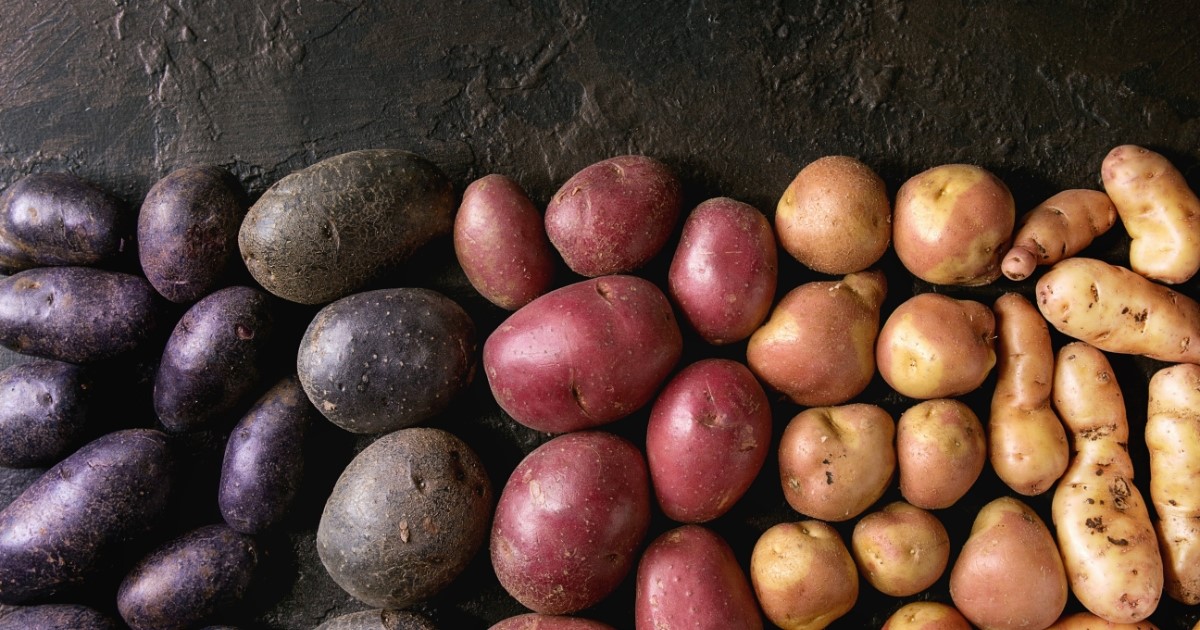 Different types of potatoes